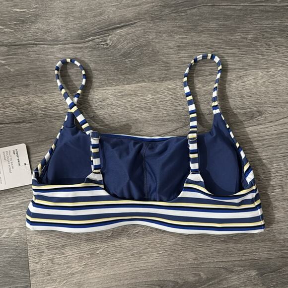 Athleta Scoop Bikini Top A-C Amelia Stripe - Size XS - Picture 4 of 8